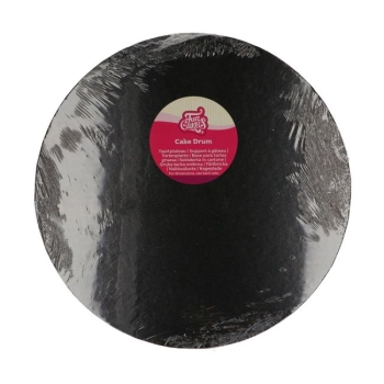 Cake Board Round 35cm (14") / Thickness 12mm - Black